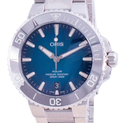 Oris Aquis Date Automatic Diver's 01-733-7732-4155-07-8-21-05PEB 300M Men's Watch