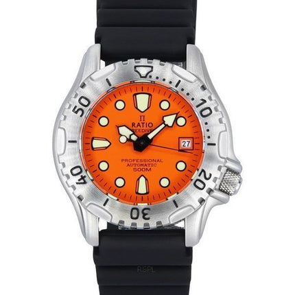 Ratio FreeDiver Professional 500M Sapphire Orange Dial Automatic 32GS202A-ORG Men's Watch