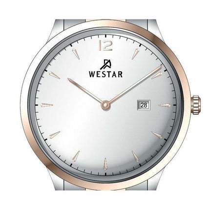 Westar Profile Stainless Steel Silver Dial Quartz 50218SPN607 Mens Watch