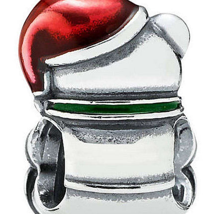 PANDORA 791391ENMX Christmas Bear Women's Charm