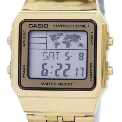 Casio Alarm World Time Digital A500WGA-9DF Men's Watch