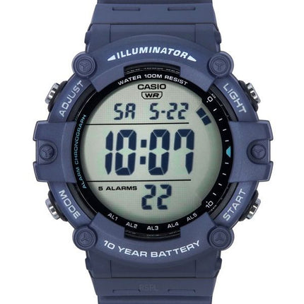 Casio Standard Digital Blue Resin Strap Quartz AE-1500WH-2A 100M Men's Watch