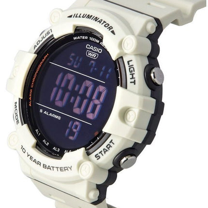 Casio Standard Digital White Resin Strap Quartz AE-1500WH-8B2 100M Men's Watch