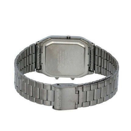 Casio Vintage Analog Digital Gray Ion Plated Quartz AQ-230GG-9A Mens Watch