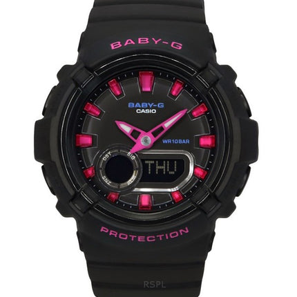 Casio Baby-G Analog Digital Resin Strap Black Dial Quartz BGA-280DN-1A 100M Women's Watch