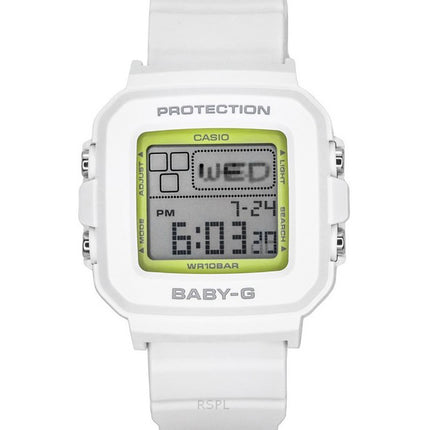 Casio Baby-G Plus Digital 30th Anniversary White Resin Strap Quartz BGD-10K-7 100M Women's Watch With Special Holder