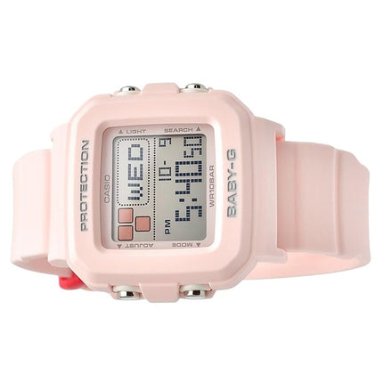 Casio Baby-G Plus Digital Pink Resin Strap Quartz BGD-10L-4 100M Women's Watch With Extra Band Loops