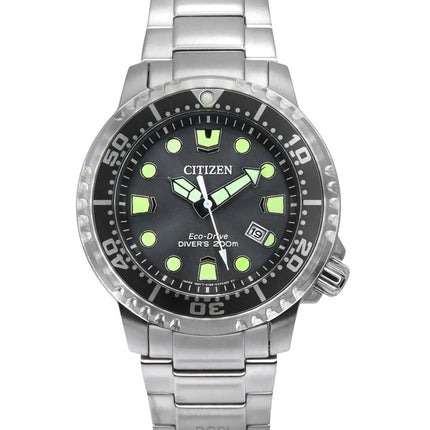 Citizen Promaster Dive Eco-Drive Stainless Steel Grey Dial Diver's BN0167-50H 200M Men's Watch