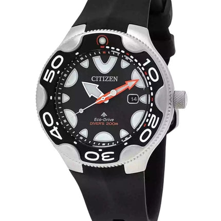 Citizen Promaster Dive Polyurethane Strap Black Dial Eco-Drive BN0230-04E 200M Men's Watch