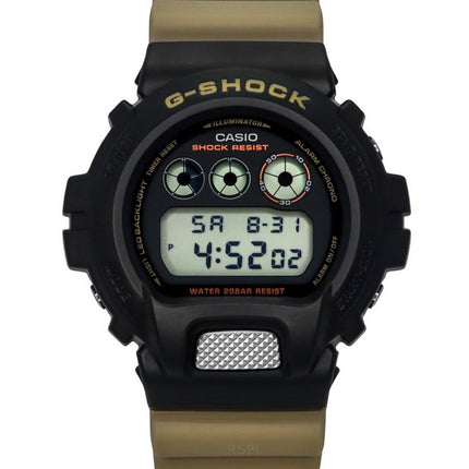 Casio G-Shock Digital Resin Strap Black Dial Quartz DW-6900TU-1A5 200M Men's Watch