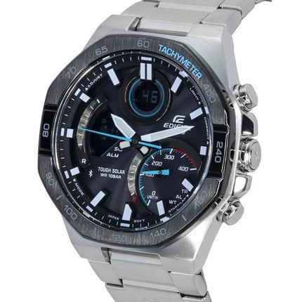 Casio Edifice Mobile Link Analog Digital Grey Dial Solar ECB-950DB-1A 100M Men's Watch