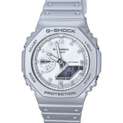 Casio G-Shock Analog Digital Retrofuture Series Metallic Silver Quartz GA-2100FF-8A 200M Men's Watch