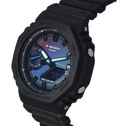 Casio G-Shock Analog Digital Bio-Based Resin Strap Multicolor Dial Quartz GA-2100RW-1A 200M Men's Watch