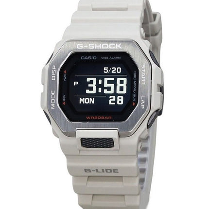 Casio G-Shock G-Lide Digital Smartphone Link Grey Resin Strap Quartz GBX-100-8 200M Men's Watch