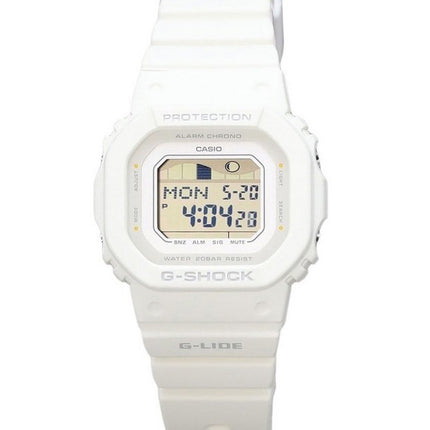 Casio G-Shock G-Lide Digital White Bio Based Resin Strap Quartz GLX-S5600-7B 200M Womens Watch