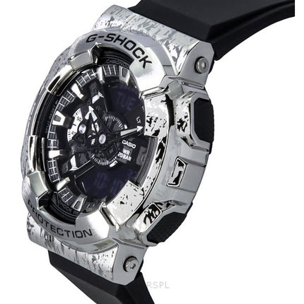 Casio G-Shock G-Steel Analog Digital Grunge Camouflage Resin Strap Black Dial Quartz GM-110GC-1A 200M Men's Watch