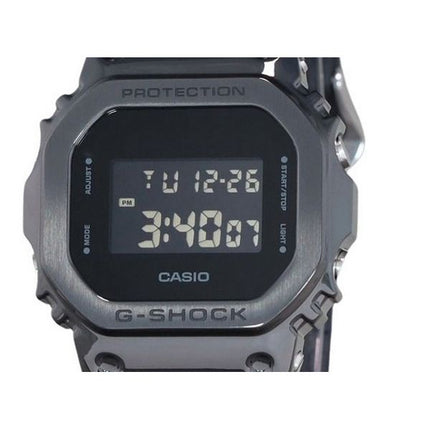 Casio G-Shock Digital Metal Bezel Resin Strap Quartz GM-5600UB-1 200M Men's Watch