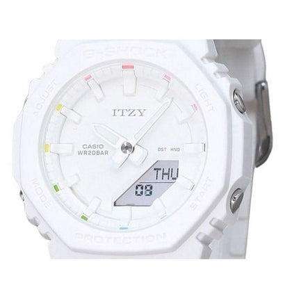 Casio G-Shock Analog Digital ITZY Collaboration White Dial Quartz GMA-P2100IT-7A 200M Women's Watch