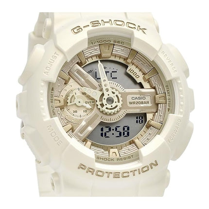 Casio G-Shock Analog Digital Bio-Based Resin Single Tone Dial Quartz GMA-S110ST-7A 200M Women's Watch