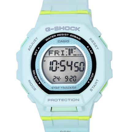 Casio G-Shock G-Squad Digital Smartphone Link Pale Green Bio-Based Resin Quartz GMD-B300-3 200M Women's Watch