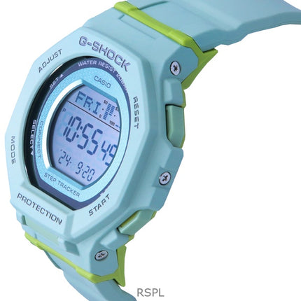 Casio G-Shock G-Squad Digital Smartphone Link Pale Green Bio-Based Resin Quartz GMD-B300-3 200M Women's Watch