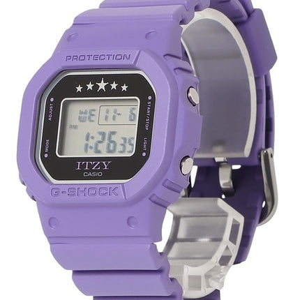 Casio G-Shock ITZY Collaboration Digital Violet Bio-Based Resin Strap Quartz GMD-S5610IT-6 200M Women's Watch