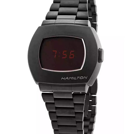 Hamilton American Classic PSR Digital Stainless Steel Black Dial Quartz H52404130 100M Men's Watch