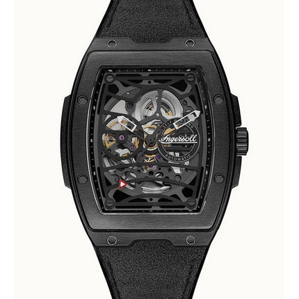 Ingersoll The Challenger Black Skeleton Dial Automatic I12307 Men's Watch