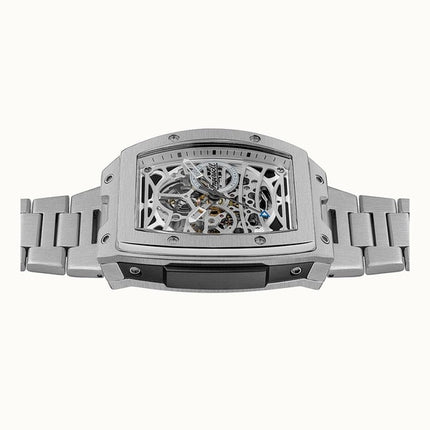 Ingersoll The Challenger Stainless Steel Silver Skeleton Dial Automatic I12310 Men's Watch