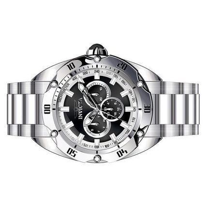 Invicta Venom GMT Stainless Steel Black Dial Quartz 45729 100M Men's Watch