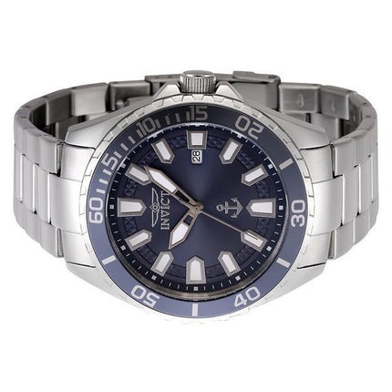 Invicta Ocean Voyage Stainless Steel Blue Dial Quartz 46278 Men's Watch