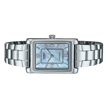 Casio Standard Analog Stainless Steel Mother Of Pearl Dial Quartz LTP-1234DS-2A Women's Watch