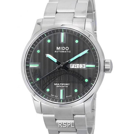 Mido Multifort IBA Limited Edition Anthracite Dial Automatic M005.430.11.061.81 M0054301106181 100M Mens Watch