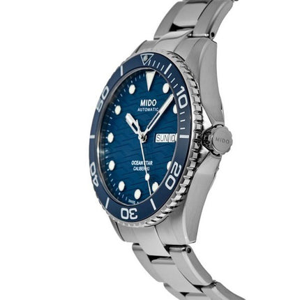 Mido Ocean Star 200C Stainless Steel Blue Dial Automatic Diver's M042.430.11.041.00 200M Men's Watch