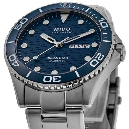 Mido Ocean Star 200C Stainless Steel Blue Dial Automatic Diver's M042.430.11.041.00 200M Men's Watch