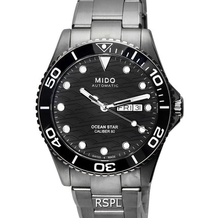 Mido Ocean Star 200C Titanium Black Dial Automatic Diver's M042.430.44.051.00 M0424304405100 200M Men's Watch