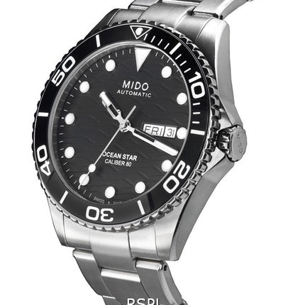 Mido Ocean Star 200C Titanium Black Dial Automatic Diver's M042.430.44.051.00 M0424304405100 200M Men's Watch