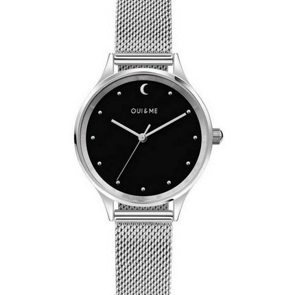 Oui  Me Bichette Black Dial Stainless Steel Quartz ME010172 Womens Watch