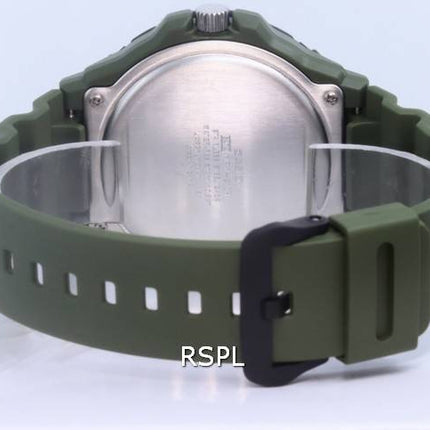 Casio Analog Army Green Resin Band Quartz MRW-210H-3A MRW210H-3 100M Mens Watch