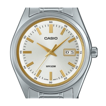 Casio Standard Analog Stainless Steel Silver Dial Quartz MTP-B180D-7AV Men's Watch