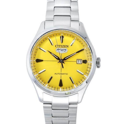 Citizen C7 Stainless Steel Yellow Dial Automatic NH8391-51Z Men's Watch