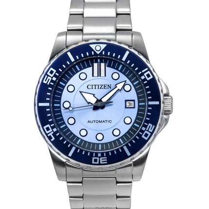 Citizen Limited Edition Stainless Steel Blue Dial Automatic NJ0178-81M 100M Men's Watch