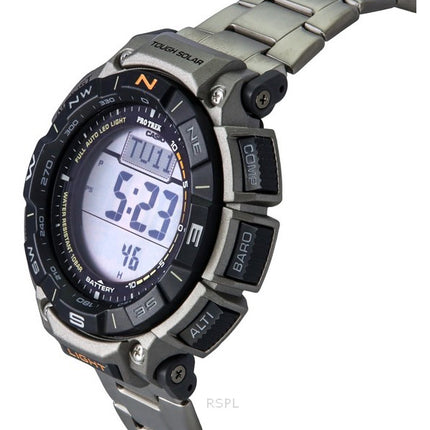 Casio ProTrek Digital Bio Based Resin Tough Solar PRG-340T-7 100M Men's Watch