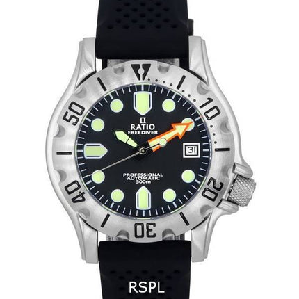 Ratio FreeDiver Professional Sapphire Black Dial Automatic RTF009 500M Men's Watch