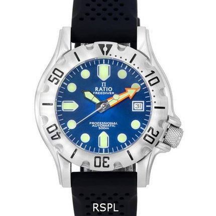 Ratio FreeDiver Professional Sapphire Blue Sunray Dial Automatic RTF013 500M Men's Watch