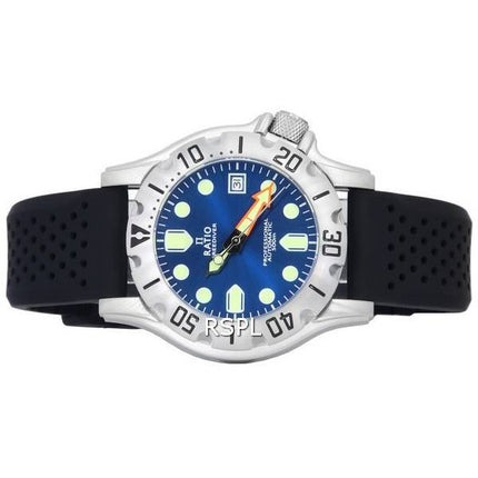 Ratio FreeDiver Professional Sapphire Blue Sunray Dial Automatic RTF013 500M Men's Watch