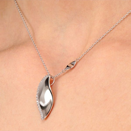 Morellato Foglia 925 Silver Necklace SAKH34 For Women