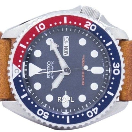 Seiko Automatic Diver's 200M Ratio Brown Leather SKX009K1-LS9 Men's Watch