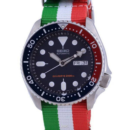 Seiko Automatic Divers Polyester SKX009K1-var-NATO23 200M Mens Watch