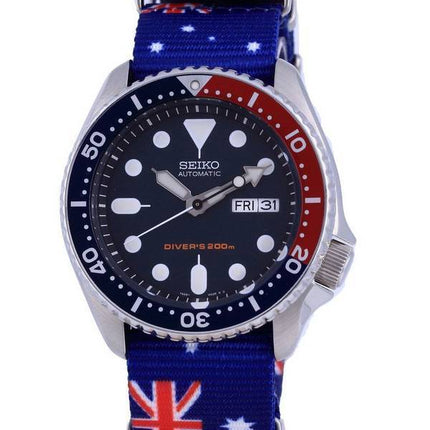 Seiko Automatic Divers Polyester SKX009K1-var-NATO30 200M Mens Watch